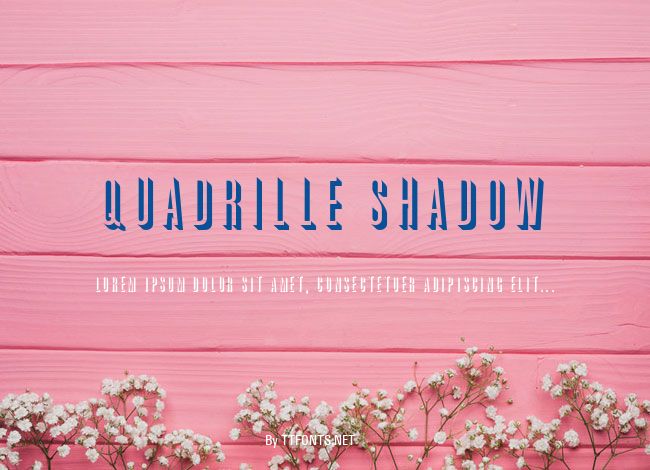 Quadrille Shadow example